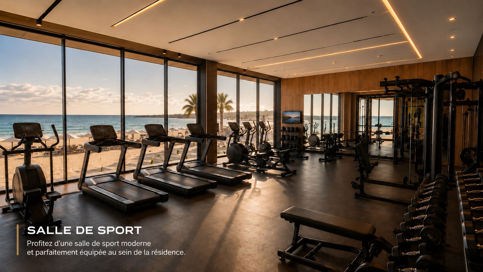 Une salle de sport à votre disposition