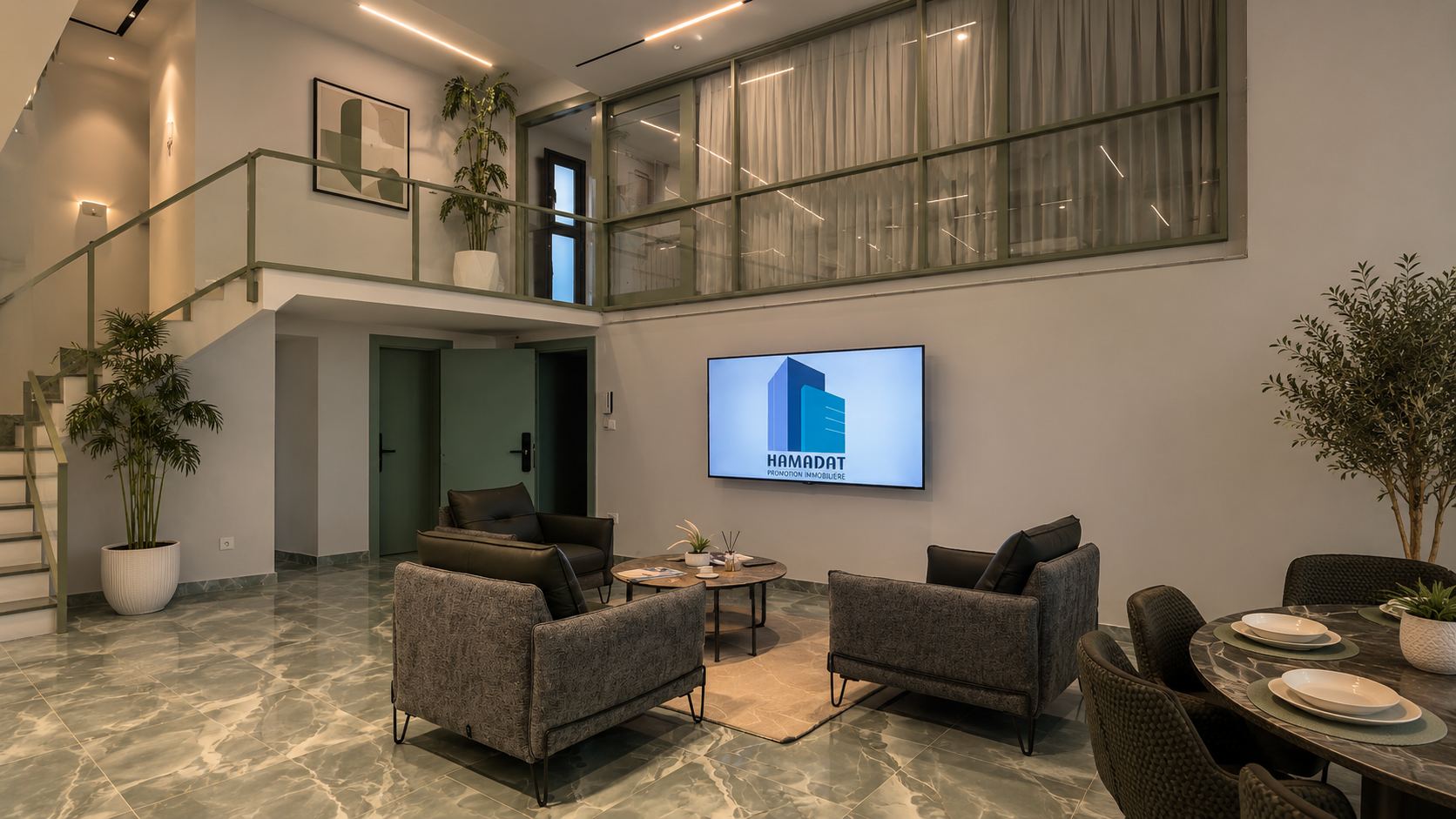 Les volumes généreux du loft